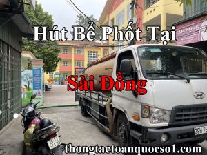 Hút Bể Phốt Tại Sài Đồng